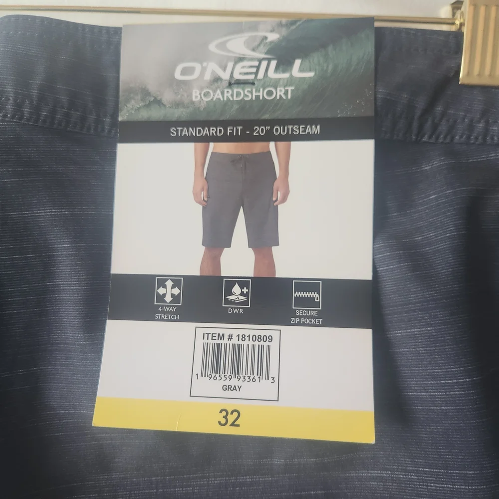 O'Neill Men's 20in Dark Gray Boardshorts 32